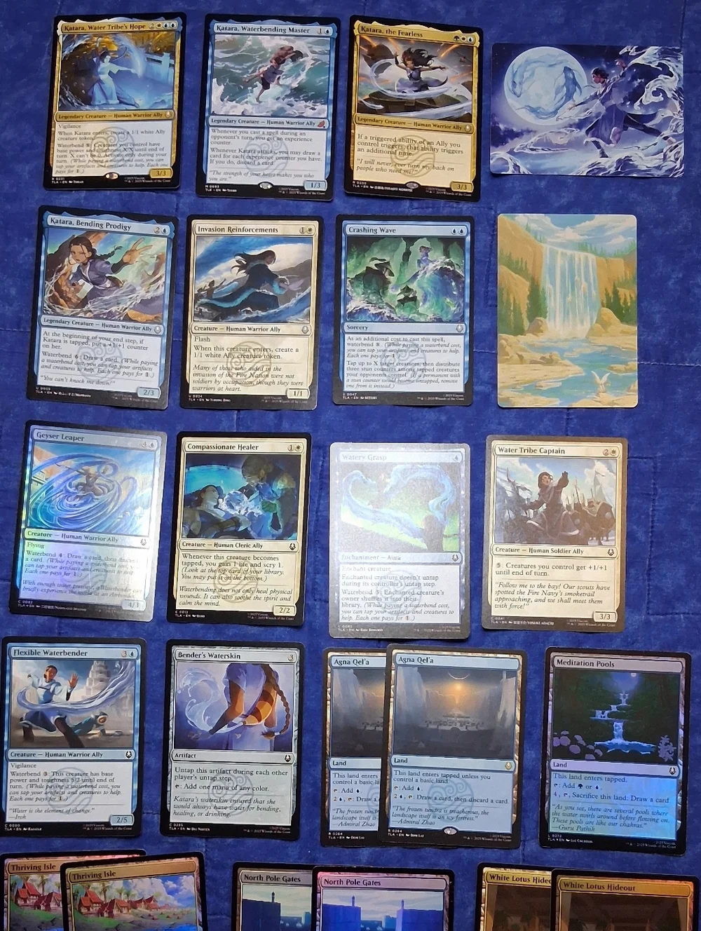 23 Card Katara Of The Water Tribe Bundle ~ Avatar: The Last Airbender ~ Magic NM